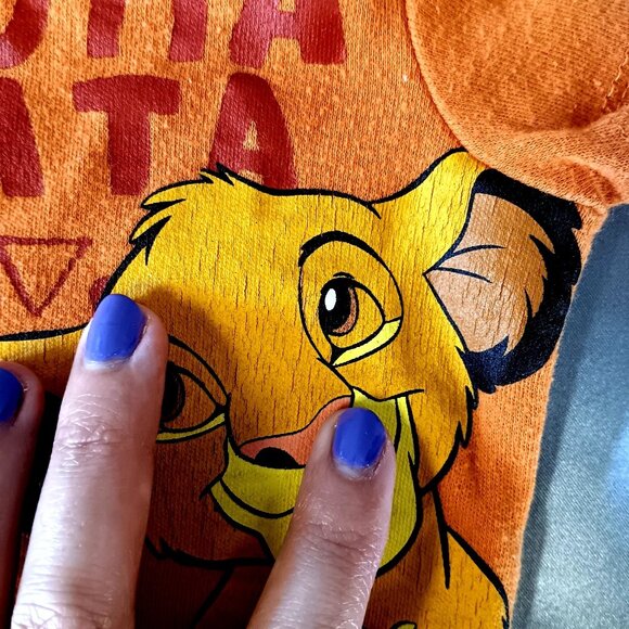 Disney Lion King Baby Bodysuits Rompers Lot 2 Simba Pumbaa Hakuna Matata 3-6M - Picture 7 of 7